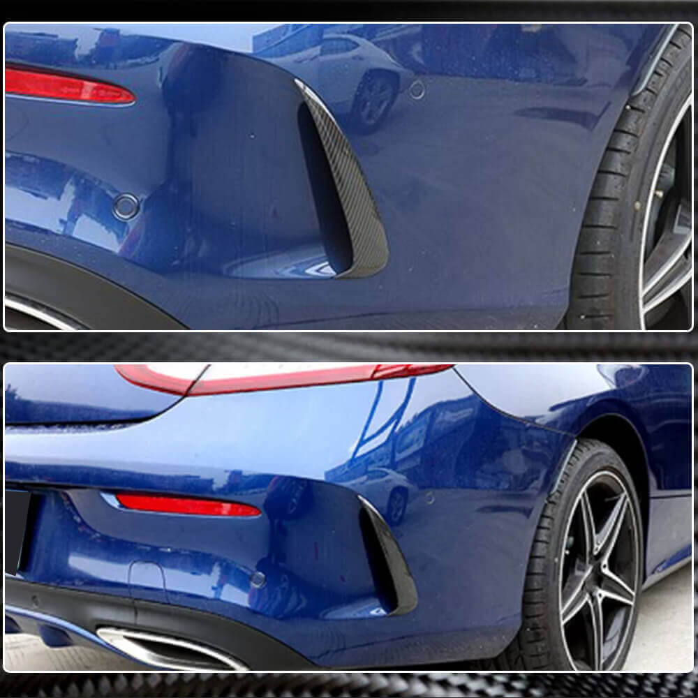 Mercedes Benz (W205) C205 A205 C43 AMG Pre-facelift 2015-2019 Rear Bumper Vents Carbon Fiber-Ahacarbon