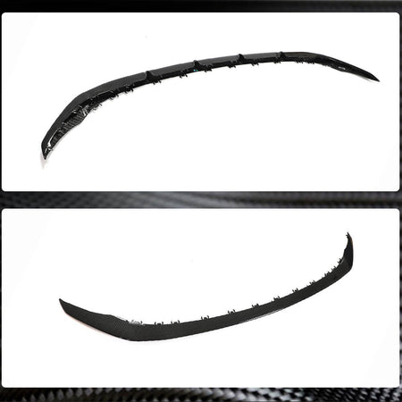 Mercedes Benz W205 C205 A205 C43 AMG Facelift 2019-2021 Front Bumper Lip Dry Carbon Fiber-Ahacarbon