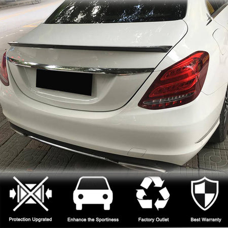 Mercedes Benz C-Class W205 2015-2019 Rear Trunk Spoiler Carbon Fiber/FRP-Ahacarbon