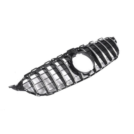 Mercedes Benz W205 Sport 2015-2018 Silver Front Grille ABS-Ahacarbon