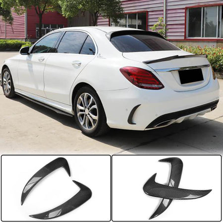 Mercedes Benz W205 Sport C43 C63 C450 AMG Pre-facelift 2015-2019 Rear Bumper Vents Carbon Fiber-Ahacarbon