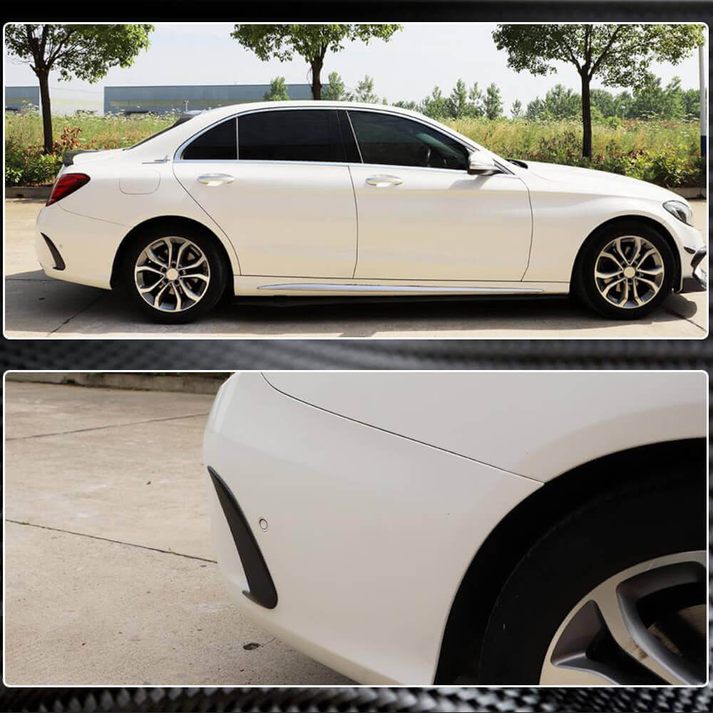 Mercedes Benz W205 Sport C43 C63 C450 AMG Pre-facelift 2015-2019 Rear Bumper Vents Carbon Fiber-Ahacarbon