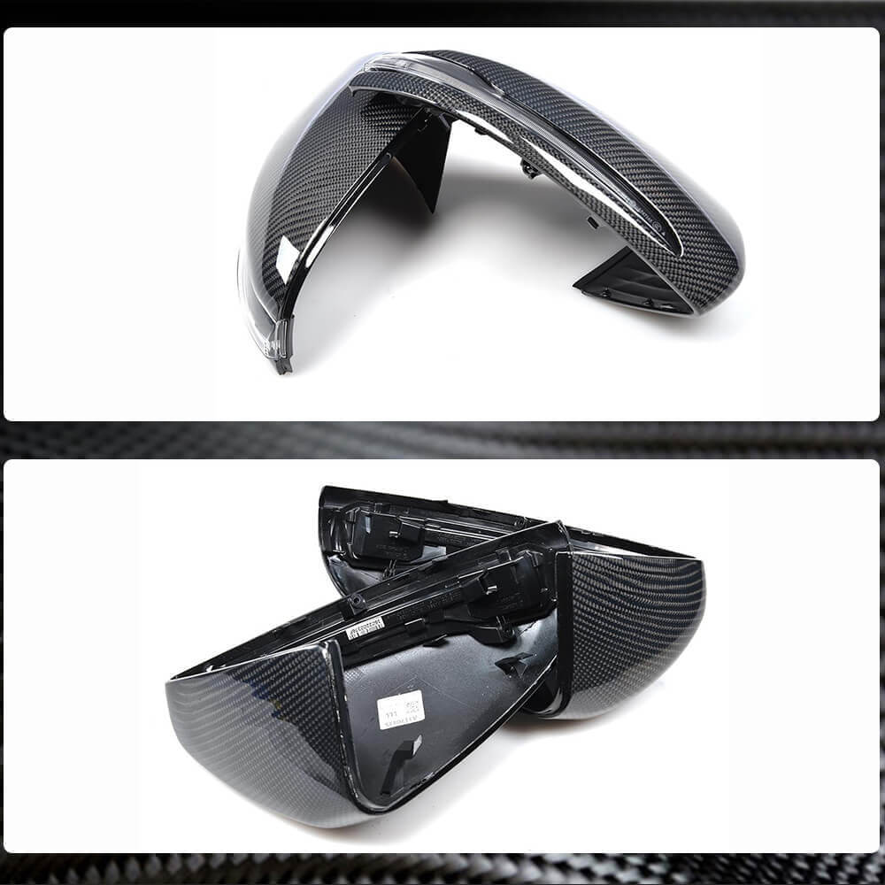 Mercedes Benz W205 W222 2014-2019 Mirror Covers LHD Carbon Fiber-Ahacarbon