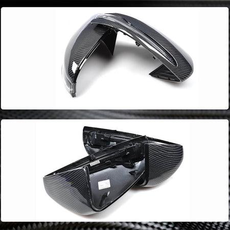 Mercedes Benz W205 W222 2014-2019 Mirror Covers LHD Carbon Fiber-Ahacarbon
