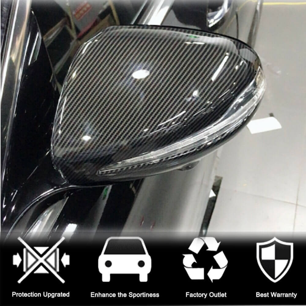 Mercedes Benz W205 W222 2014-2019 Mirror Covers LHD Carbon Fiber-Ahacarbon