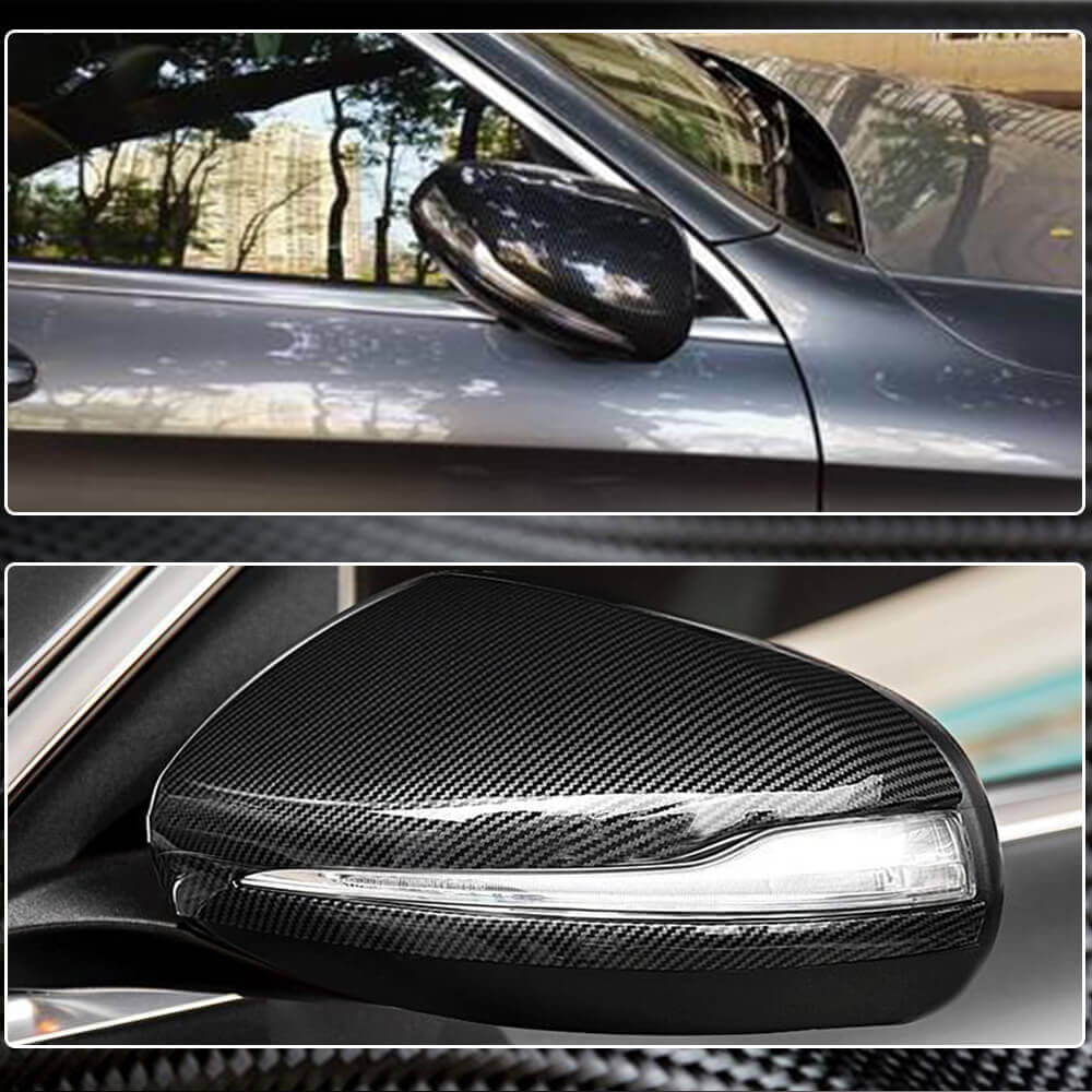 Mercedes Benz W205 W222 2014-2019 Mirror Covers LHD Carbon Fiber-Ahacarbon