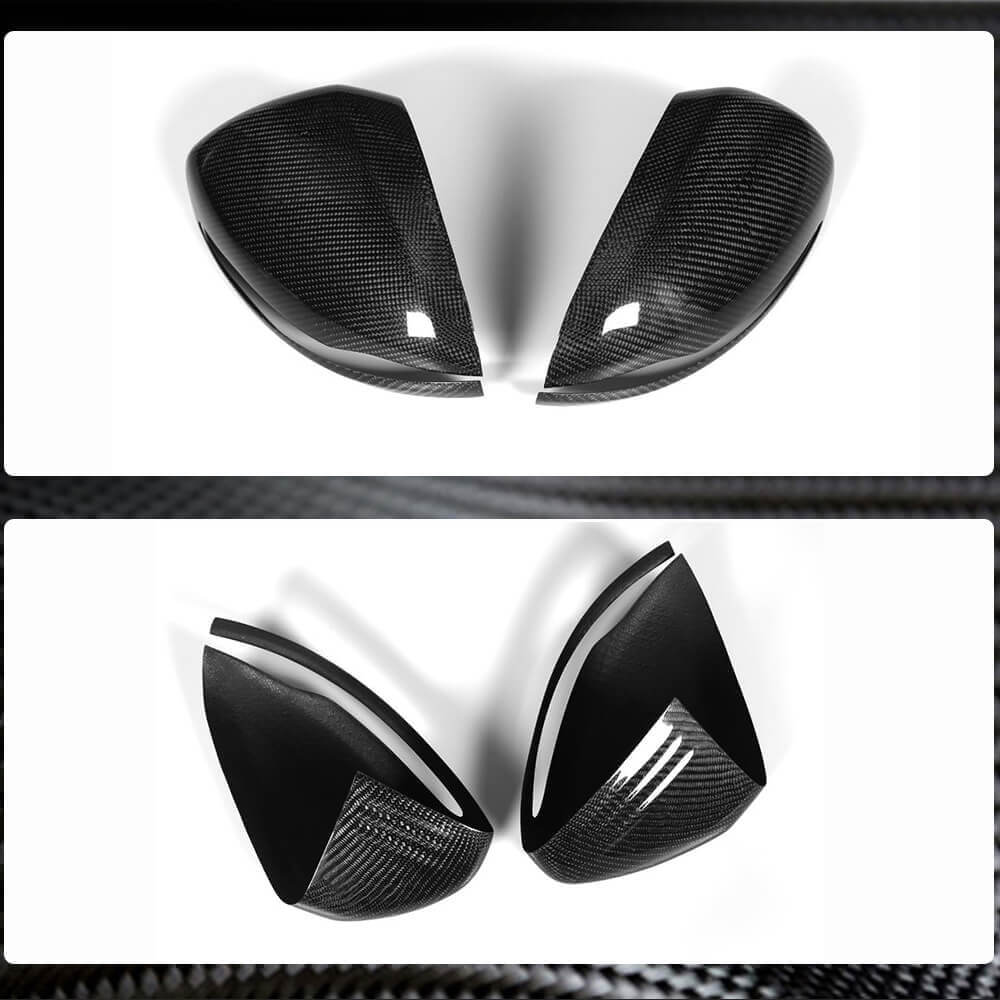 Mercedes Benz W205 W222 2014-2019 Mirror Covers LHD Carbon Fiber-Ahacarbon