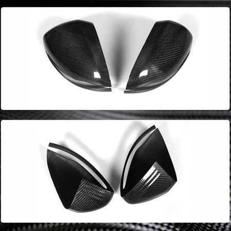 Mercedes Benz W205 W222 2014-2019 Mirror Covers LHD Carbon Fiber-Ahacarbon