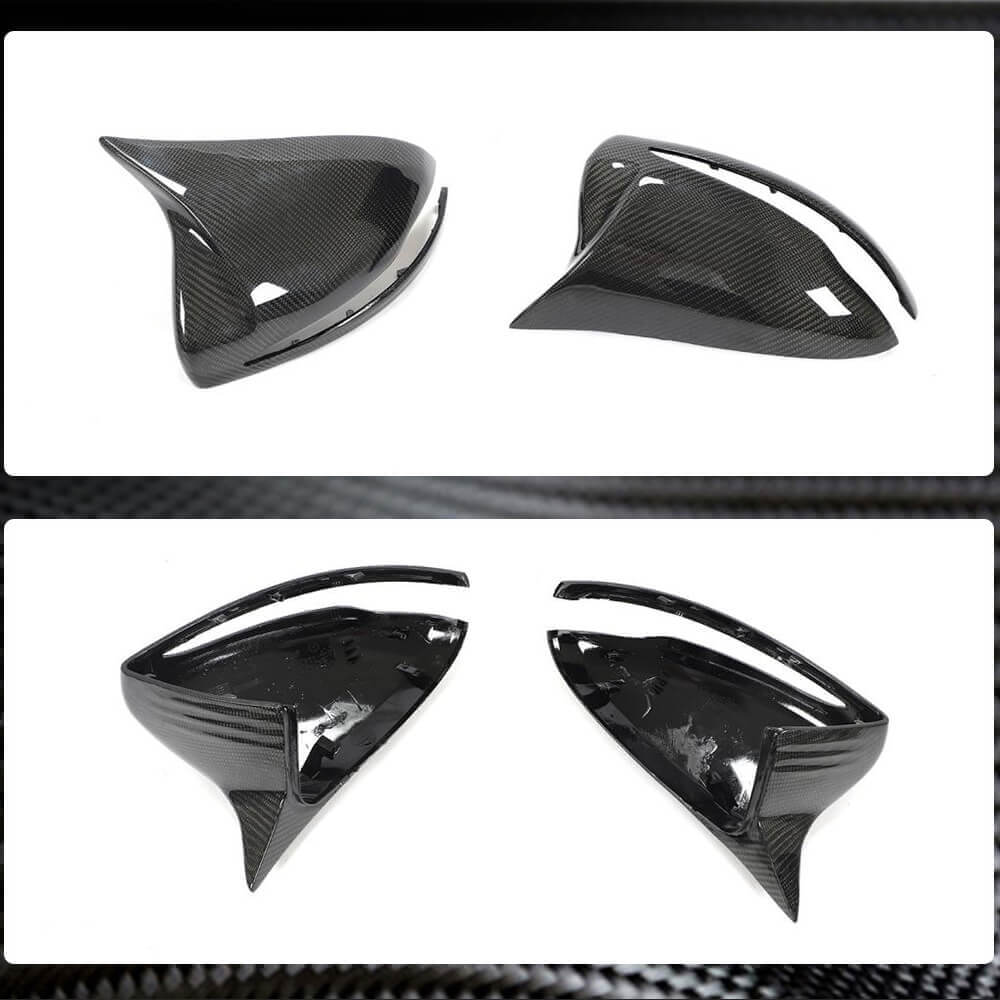Mercedes Benz W205 W238 C238 A238 W213 W222 X253 Mirror Covers Replacement Style LHD Carbon Fiber-Ahacarbon