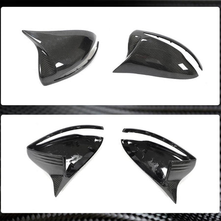 Mercedes Benz W205 W238 C238 A238 W213 W222 X253 Mirror Covers Replacement Style LHD Carbon Fiber-Ahacarbon