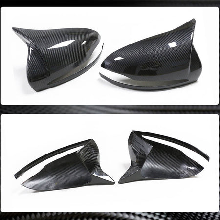 Mercedes Benz W205 W238 C238 A238 W213 W222 X253 Mirror Caps Add-on Style Dry Carbon Fiber-Ahacarbon