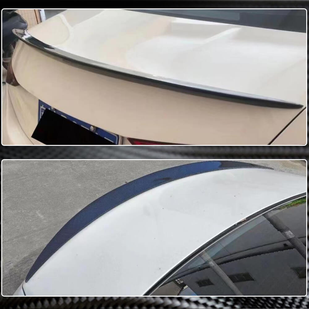 Mercedes Benz W206 C180 C200 C300 C43 AMG Sedan 2022UP Rear Trunk Spoiler Carbon Fiber-Ahacarbon