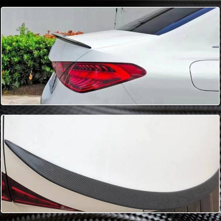 Mercedes Benz W206 C180 C200 C300 C43 AMG Sedan 2022UP Rear Trunk Spoiler Carbon Fiber-Ahacarbon