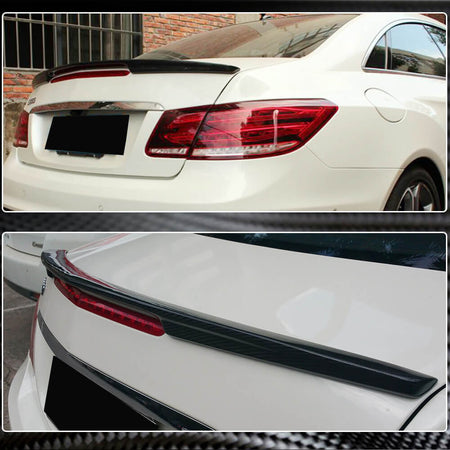 Mercedes Benz E Class (W207) C207 Coupe 2009-2016 Rear Trunk Spoiler Carbon Fiber-Ahacarbon