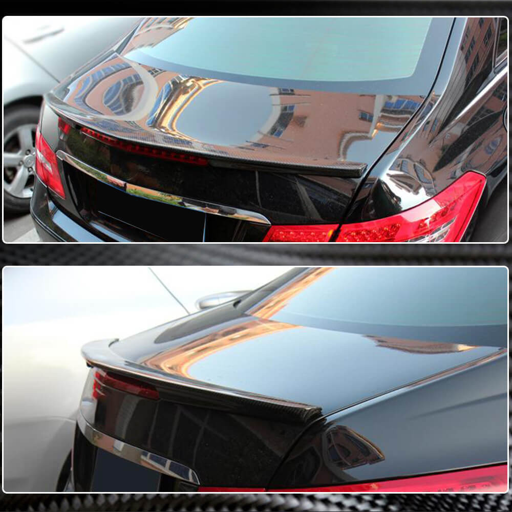 Mercedes Benz E Class (W207) C207 Coupe 2009-2016 Rear Trunk Spoiler Carbon Fiber-Ahacarbon
