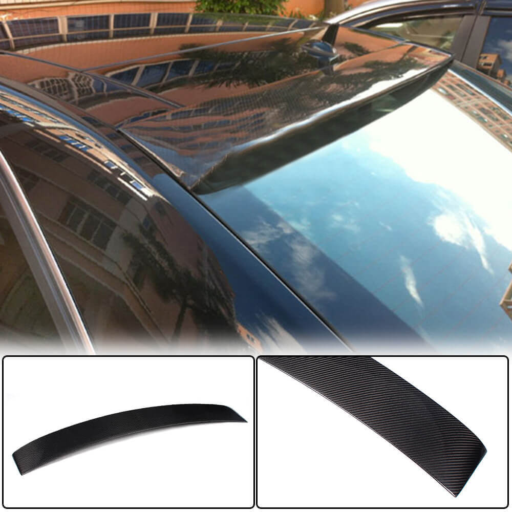Mercedes Benz E Class W212 Pre-facelift 2010-2013 Rear Roof Spoiler Carbon Fiber-Ahacarbon
