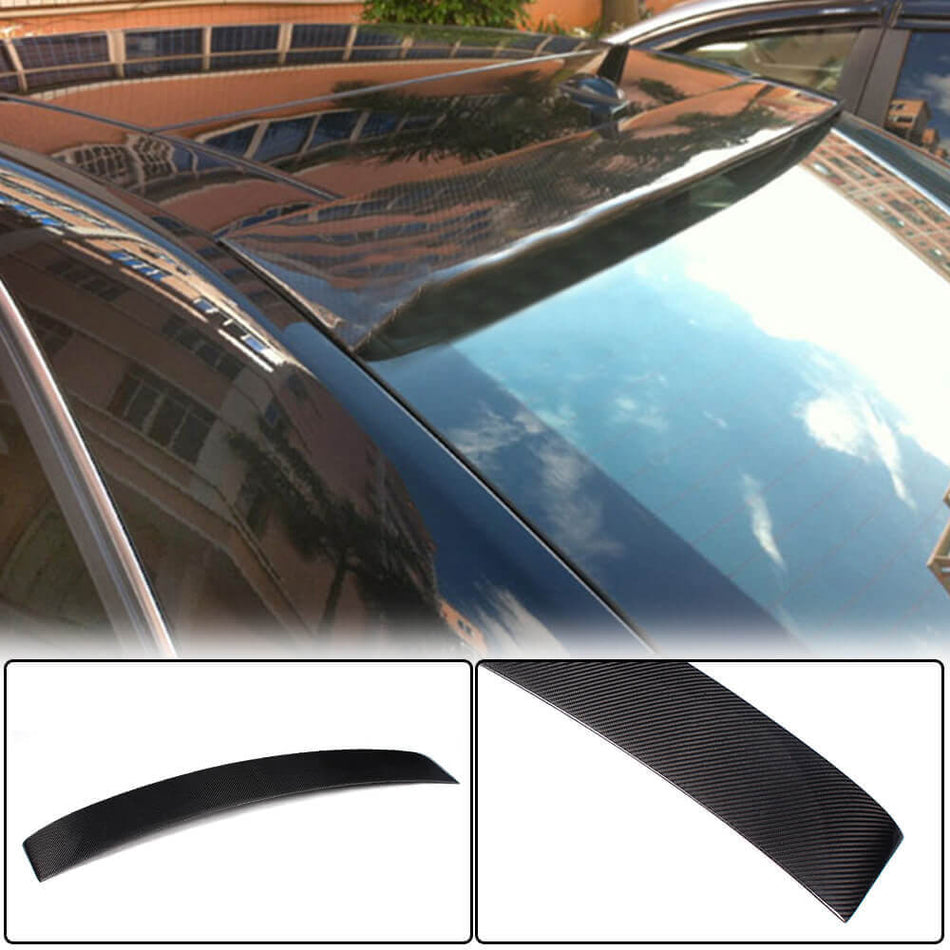 Mercedes Benz E Class W212 Pre-facelift 2010-2013 Rear Roof Spoiler Carbon Fiber-Ahacarbon