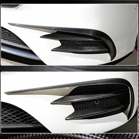 Mercedes Benz W213 C238 A238 Sport E43 AMG 2017-2019 Front Bumper Vents Carbon Fiber/FRP-Ahacarbon
