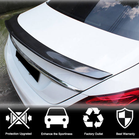 Mercedes Benz E Class W213 2016-2020 Rear Trunk Spoiler Carbon Fiber-Ahacarbon