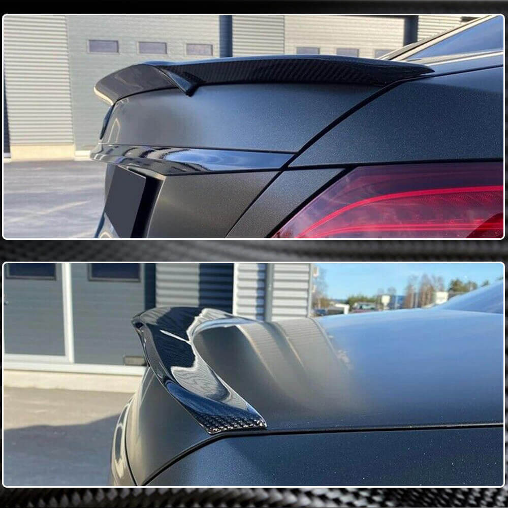 Mercedes Benz E-Class W213 2017-2019 Rear Trunk Spoiler Carbon Fiber-Ahacarbon