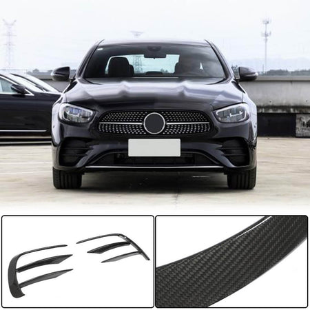Mercedes Benz E Class W213 Sport Facelift 2020-2021 Front Bumper Vents Dry Carbon Fiber-Ahacarbon