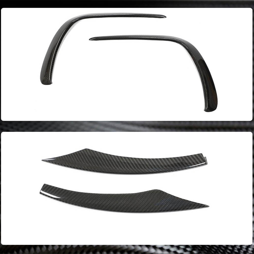 Mercedes Benz E Class W213 Sport Facelift 2020-2021 Front Bumper Vents Dry Carbon Fiber-Ahacarbon