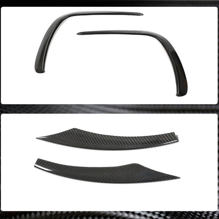 Mercedes Benz E Class W213 Sport Facelift 2020-2021 Front Bumper Vents Dry Carbon Fiber-Ahacarbon