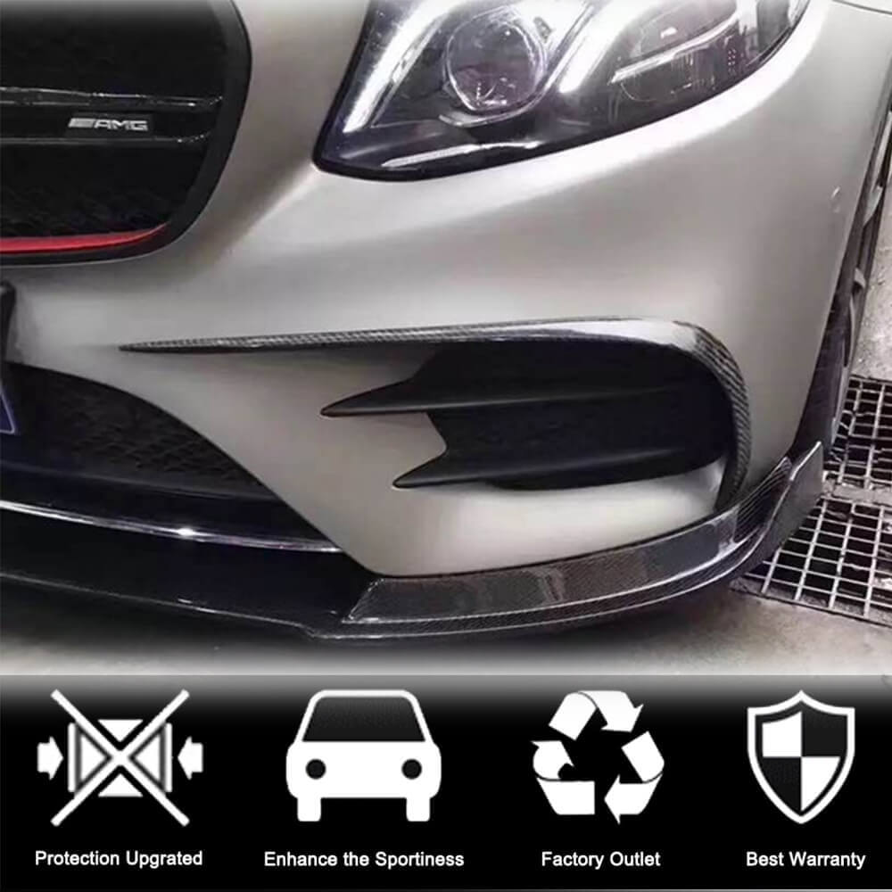 Mercedes Benz W213 Sport E43 AMG 2017-2019 Front Bumper Vents Carbon Fiber-Ahacarbon