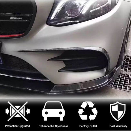 Mercedes Benz W213 Sport E43 AMG 2017-2019 Front Bumper Vents Carbon Fiber-Ahacarbon