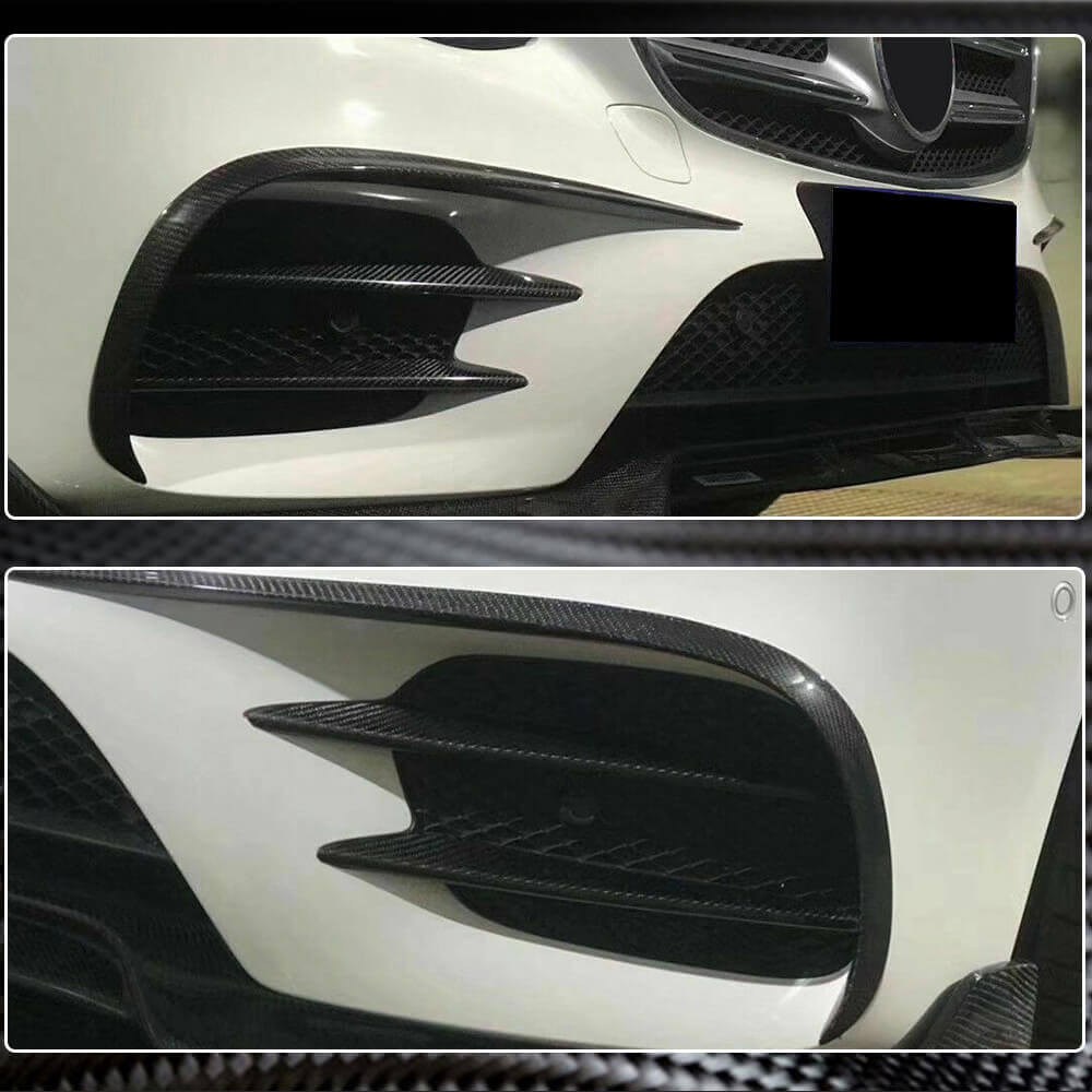 Mercedes Benz W213 Sport E43 AMG 2017-2019 Front Bumper Vents Carbon Fiber-Ahacarbon