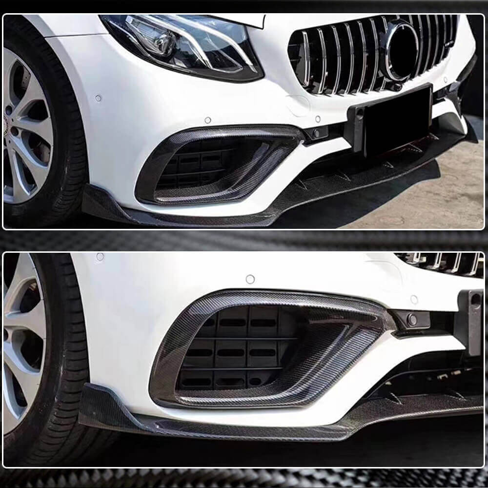 Mercedes Benz W213 E63 (S) AMG 2017-2020 Fog light Covers Carbon Fiber-Ahacarbon