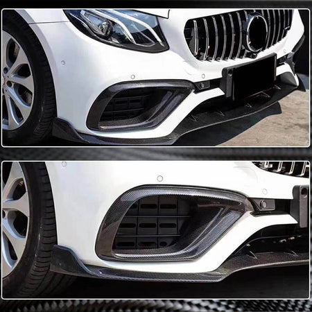 Mercedes Benz W213 E63 (S) AMG 2017-2020 Fog light Covers Carbon Fiber-Ahacarbon