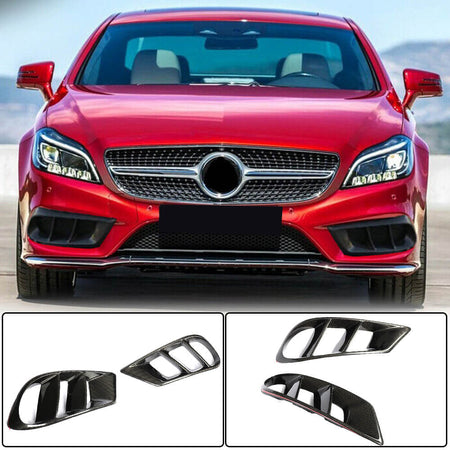 Mercedes Benz (W218) C218 CLS350 CLS400 CLS550 Sport 2015-2018 Fog lamp Vents Carbon Fiber-Ahacarbon