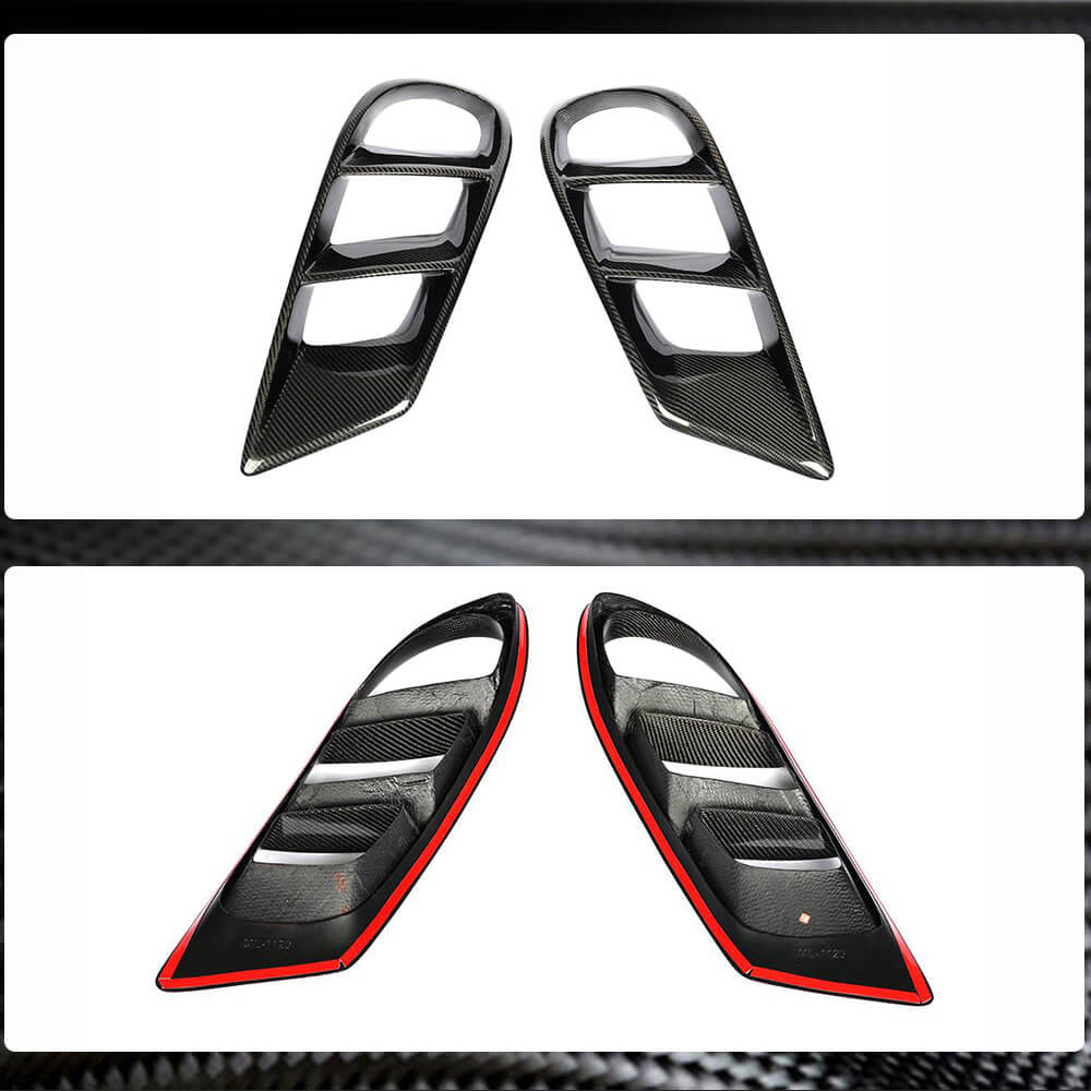 Mercedes Benz (W218) C218 CLS350 CLS400 CLS550 Sport 2015-2018 Fog lamp Vents Carbon Fiber-Ahacarbon