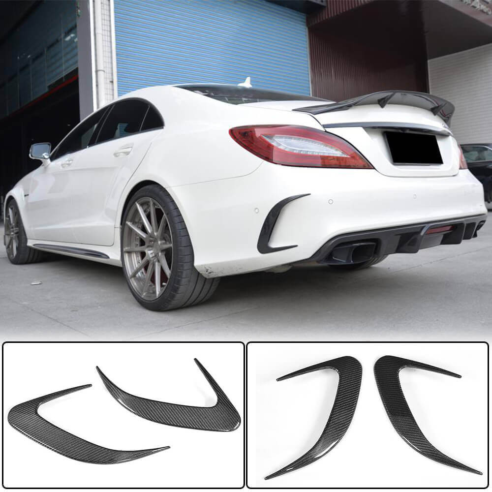 Mercedes Benz CLS Class (W218) C218 Facelift 2015-2018 Rear Bumper Vents Carbon Fiber/FRP-Ahacarbon