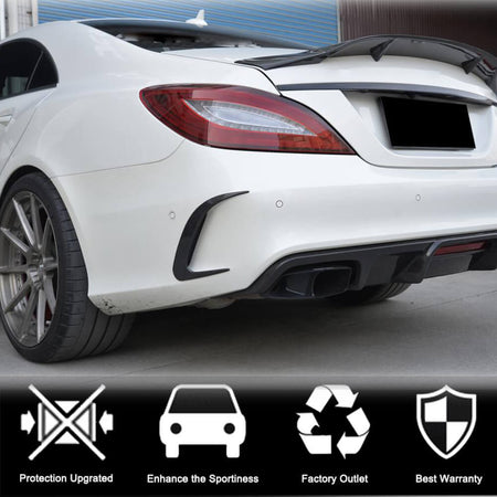 Mercedes Benz CLS Class (W218) C218 Facelift 2015-2018 Rear Bumper Vents Carbon Fiber/FRP-Ahacarbon