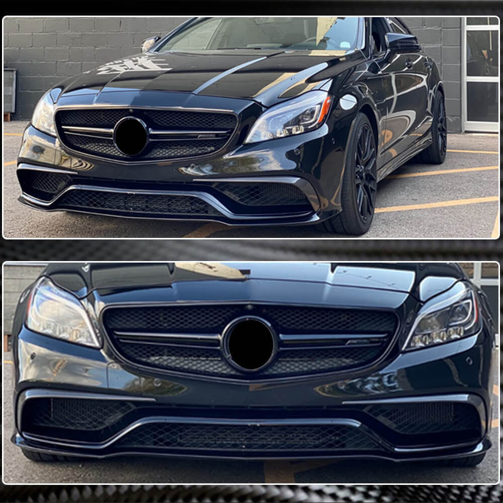 Mercedes Benz (W218) C218 CLS63 AMG S 2015-2018 Front Bumper Vents Carbon Fiber-Ahacarbon