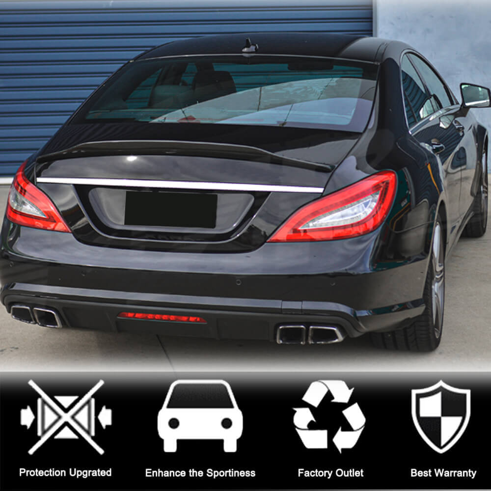 Mercedes Benz CLS Class (W218) C218 2012-2018 Rear Trunk Spoiler Carbon Fiber-Ahacarbon