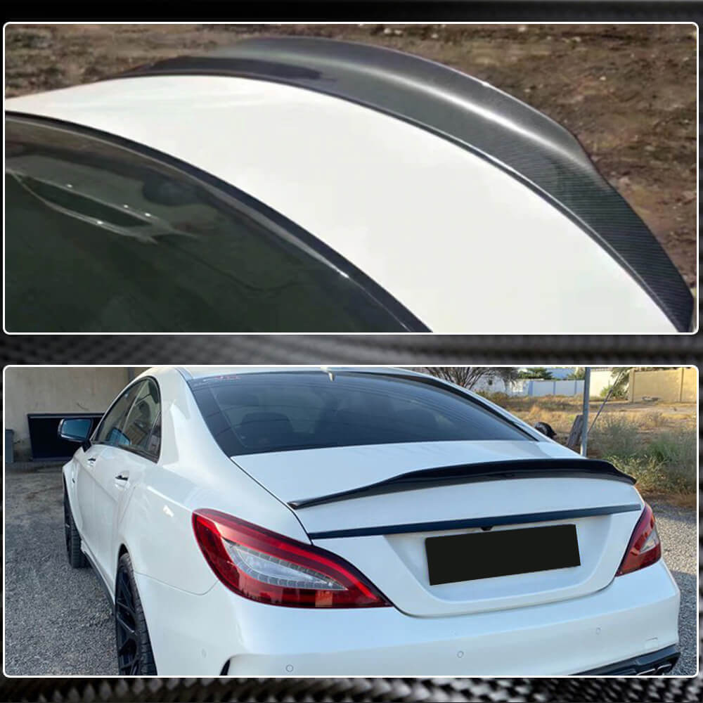 Mercedes Benz CLS Class (W218) C218 2012-2018 Rear Trunk Spoiler Carbon Fiber-Ahacarbon