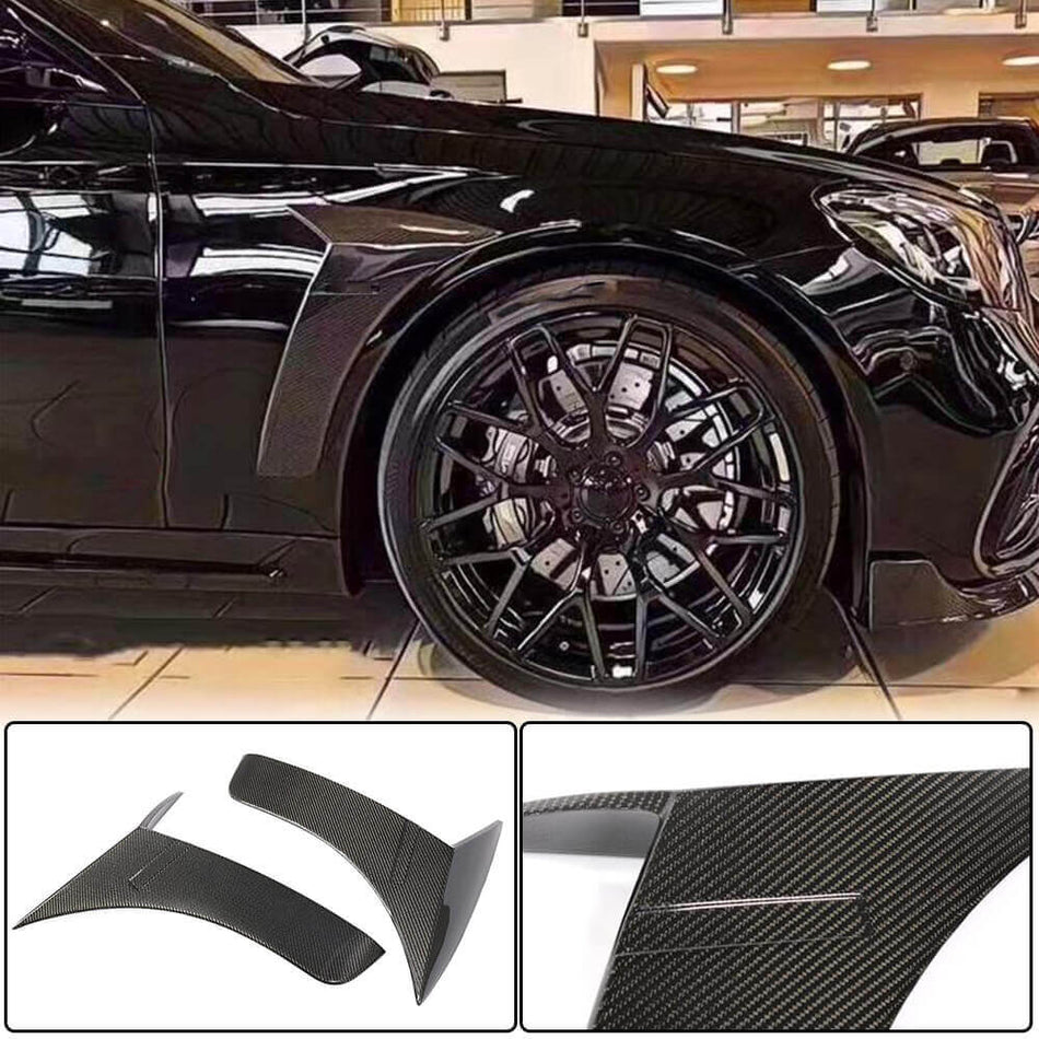 Mercedes Benz W222 Pre-facelift 2014-2017 Door Side Air Fender Vents Carbon Fiber-Ahacarbon