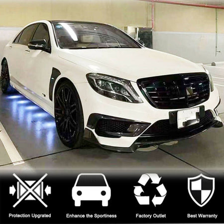 Mercedes Benz S Class W222 S63 AMG Pre-facelift 2014-2017 Front Bumper Vents Carbon Fiber-Ahacarbon