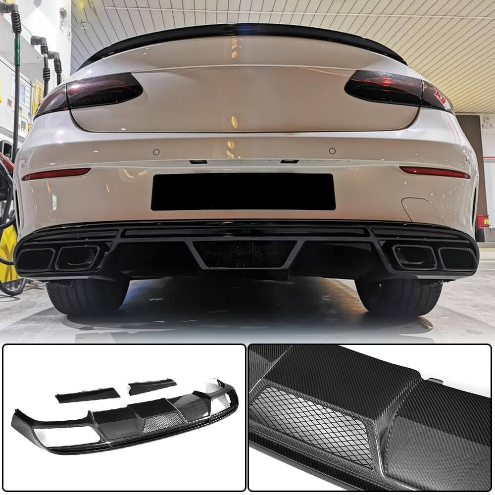 Mercedes Benz (W238) C238 A238 2017-2019 Rear Bumper Diffuser Carbon Fiber-Ahacarbon