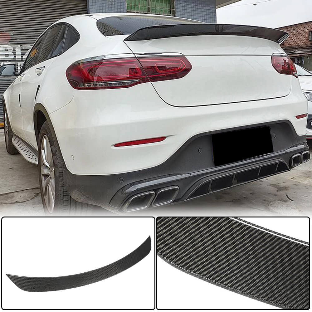 Mercedes Benz W253 C253 AMG Coupe 2016-2019 Rear Trunk Spoiler Carbon Fiber-Ahacarbon