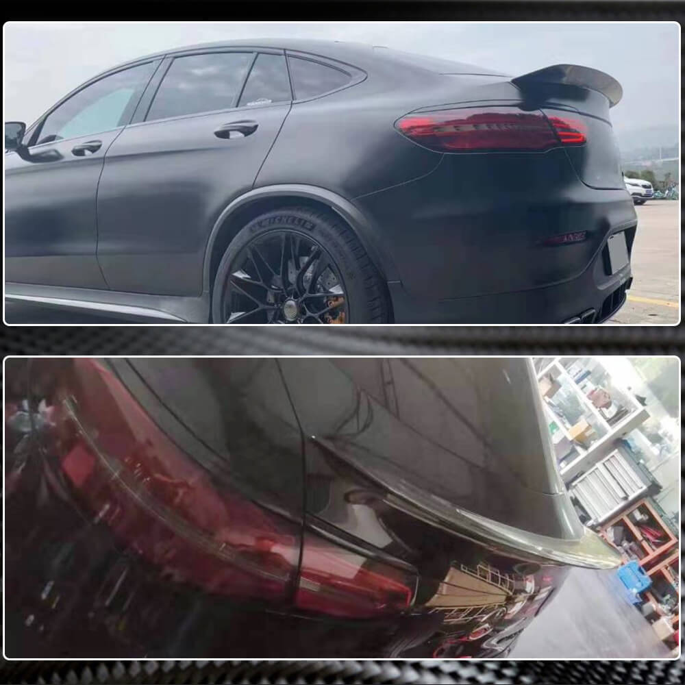 Mercedes Benz W253 C253 AMG Coupe 2016-2019 Rear Trunk Spoiler Carbon Fiber-Ahacarbon