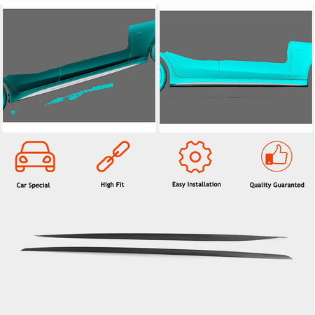 Mercedes Benz W257 C257 Sport CLS53 AMG 2018-2022 Side Skirts Carbon Fiber-Ahacarbon