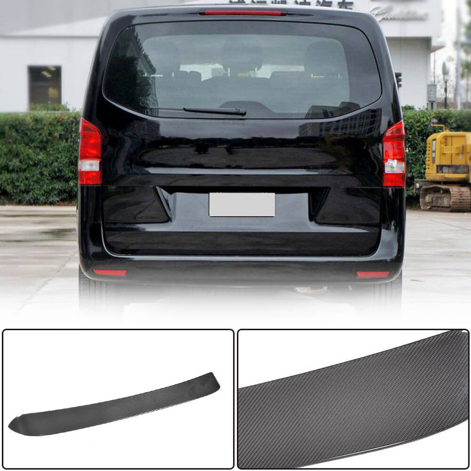 Mercedes Benz V Class W447 2016-2019 Rear Roof Spoiler Dry Carbon Fiber-Ahacarbon