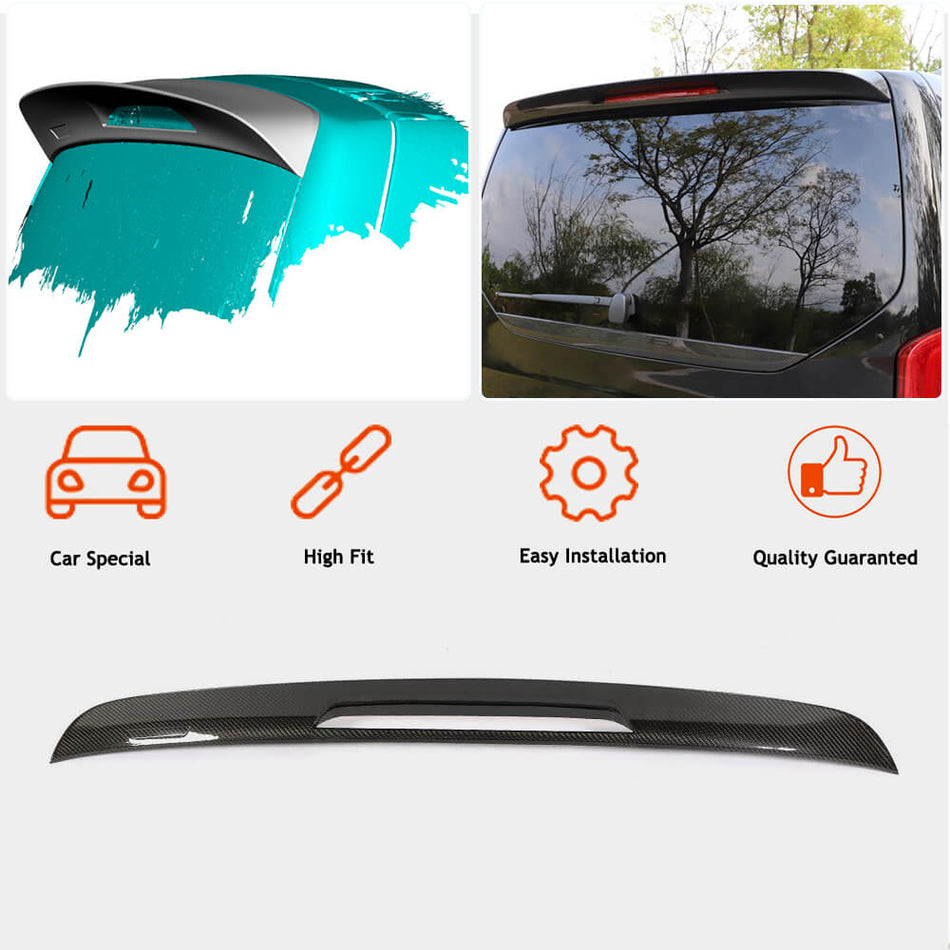 Mercedes Benz V Class W447 2018-2020 Rear Roof Spoiler Dry Carbon Fiber-Ahacarbon