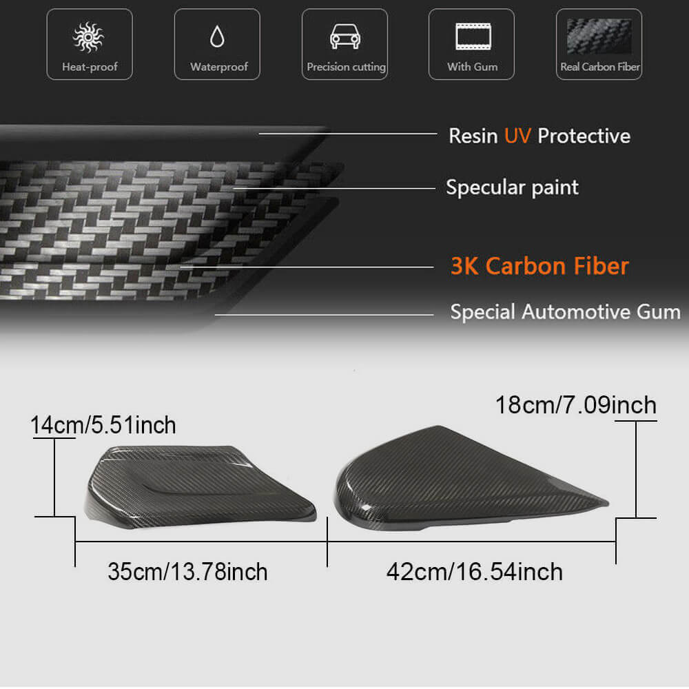 Mercedes Benz G Class W463 2019UP Seat Covers Dry Carbon Fiber-Ahacarbon