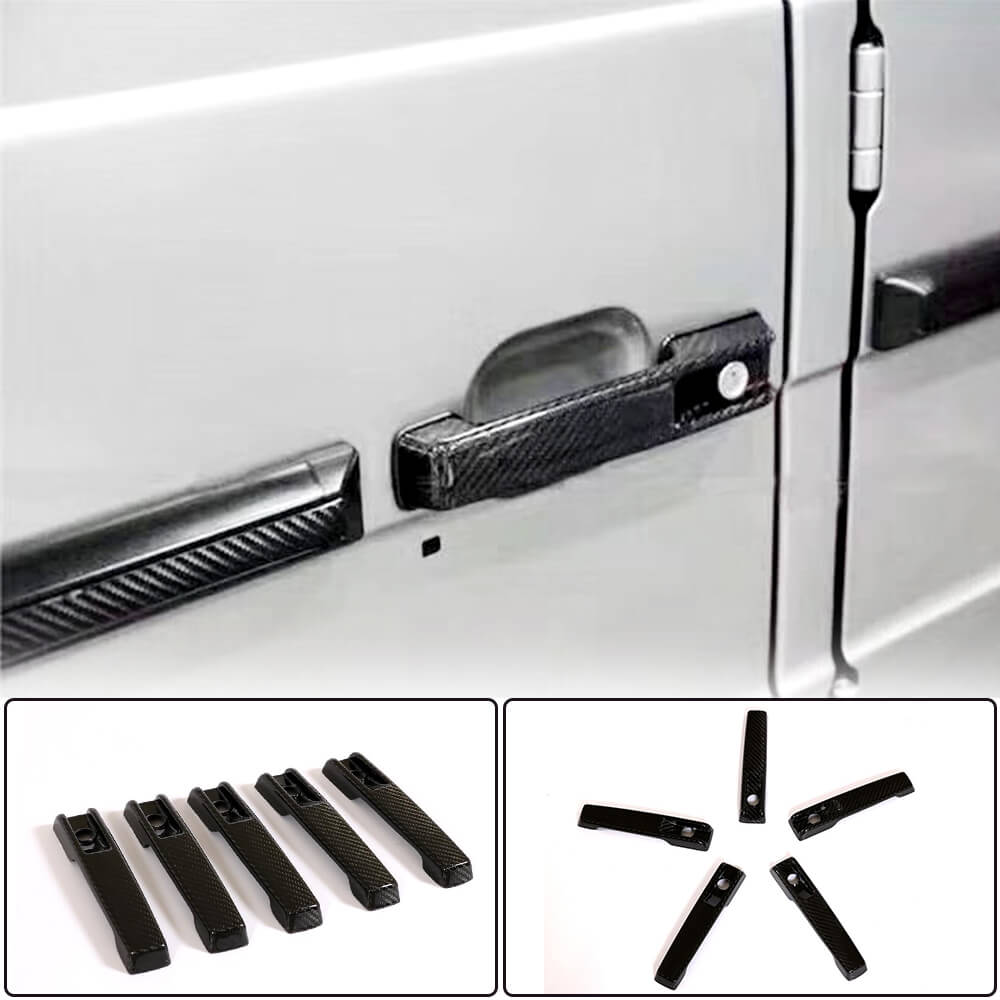 Mercedes Benz G Class W463 2004-2018 Door Handle Covers Dry Carbon Fiber-Ahacarbon