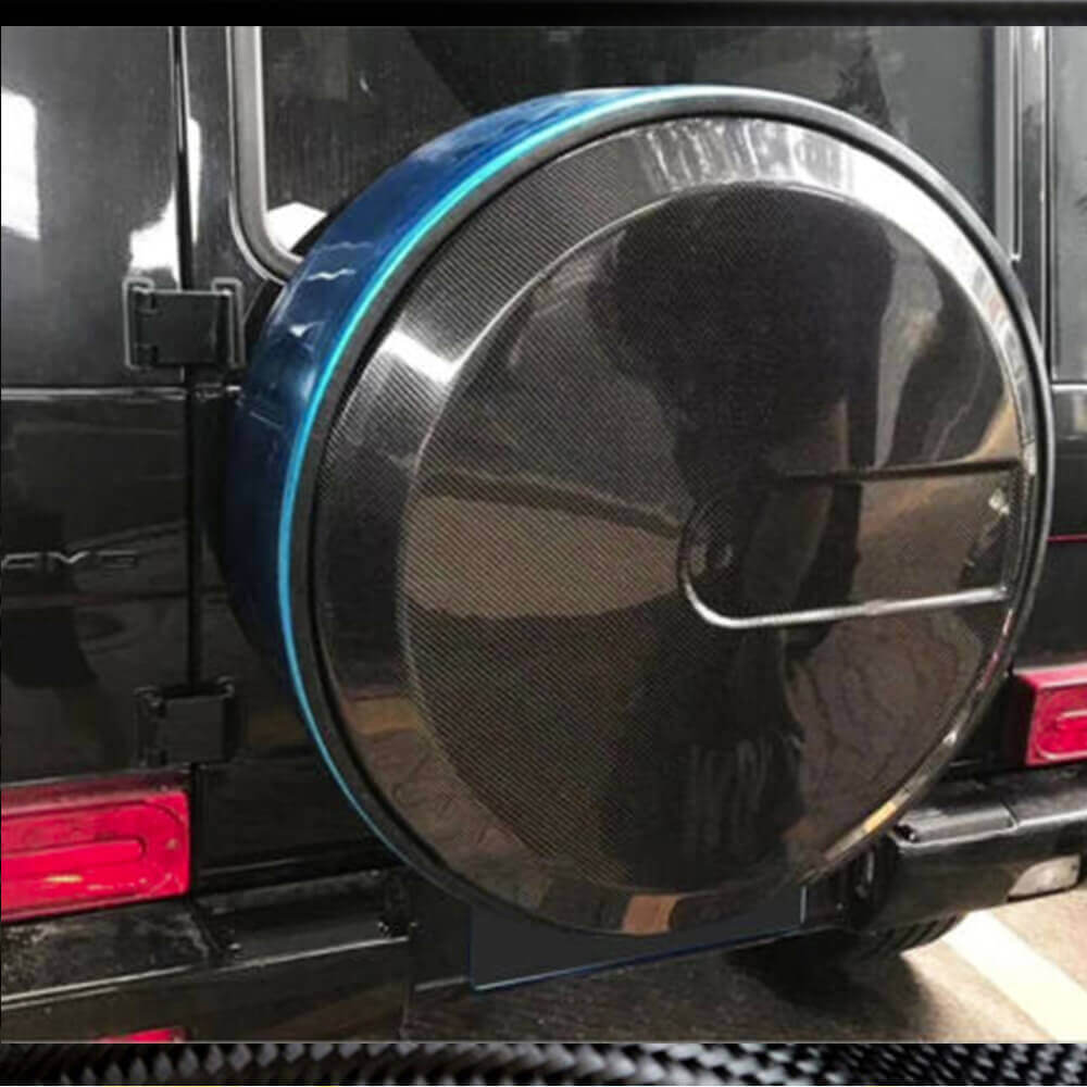 Mercedes Benz W463 G500 G550 G55 G63 G65 AMG 2004-2018 Spare Wheel Tire Cover Dry Carbon Fiber-Ahacarbon